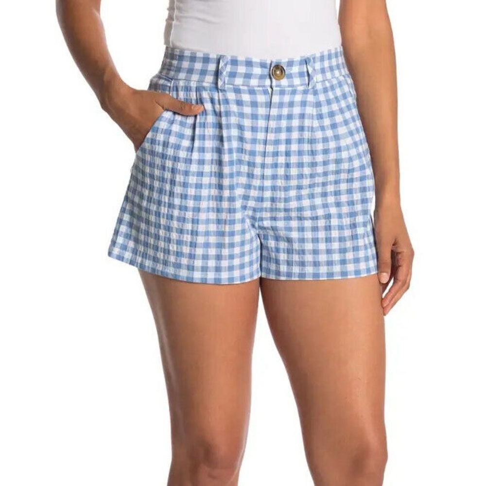 NWT Abound | Blue Gingham Shorts Women’s Plus 1X